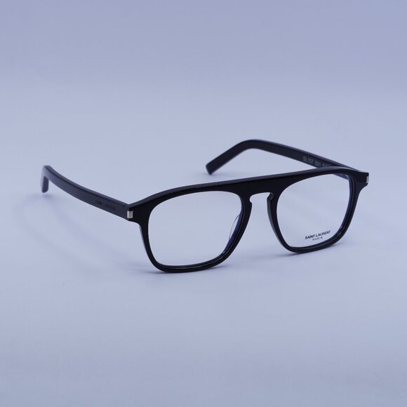 Saint Laurent SL157 001 Eyeglasses Black 52mm Square Frame - Picture 1 of 10